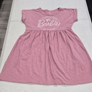 Barbie Pink Casual Kids Dress